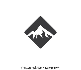Mountain logo template