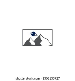 mountain logo template
