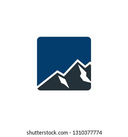 mountain logo template