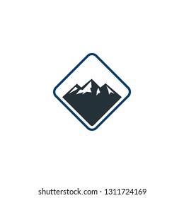 mountain logo template