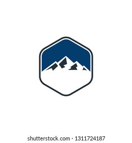mountain logo template