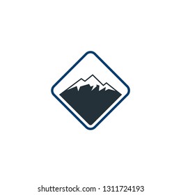 mountain logo template