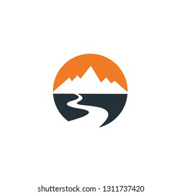 mountain logo template