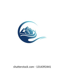 mountain logo template