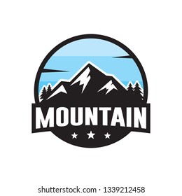 Mountain logo template