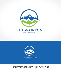 The Mountain Logo template