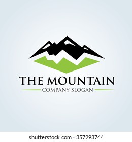 The Mountain Logo template