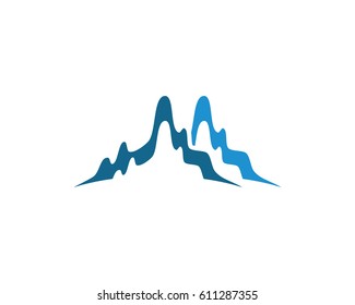 Mountain logo template