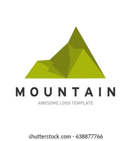 Mountain logo template