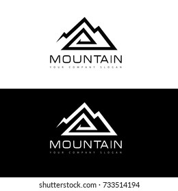 Mountain Logo template