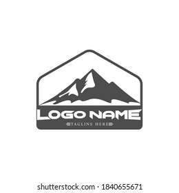 Mountain logo template for commercial use