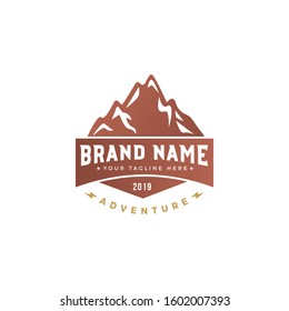 mountain logo template for company
