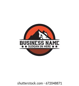 Mountain Logo Template Design