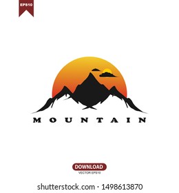 Mountain Logo Template design. Vector Illustrator Eps.10