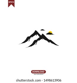 Mountain Logo Template design. Vector Illustrator Eps.10