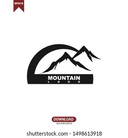 Mountain Logo Template design. Vector Illustrator Eps.10
