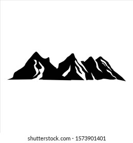 mountain logo template, mountain element modern style vector design for logo, rock climbing logo.