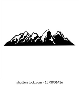 mountain logo template, mountain element modern style vector design for logo, rock climbing logo.