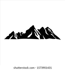 mountain logo template, mountain element modern style vector design for logo, rock climbing logo.