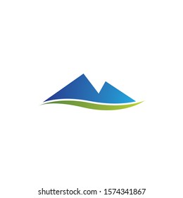 Mountain logo template icon design