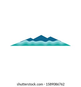 Mountain logo template icon design