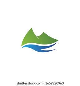 Mountain logo template icon design