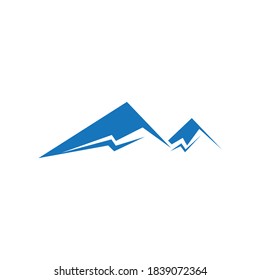 Mountain logo template icon design