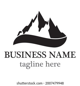 Mountain logo template icon design
