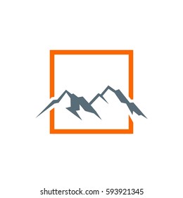 Mountain logo template Illustration Design. Vector EPS 10.