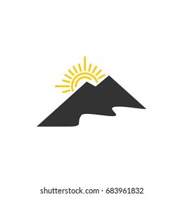 Mountain Logo Template Illustration Design. Vector EPS 10.