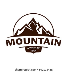 Mountain logo template. Suitable for your business. Adventure logo. Outdoor logo