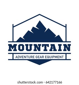 Mountain logo template. Suitable for your business. Adventure logo.
