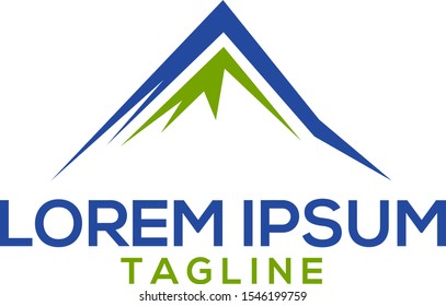 mountain logo template, vector, creative concept
