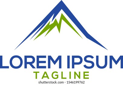 mountain logo template, vector, creative concept