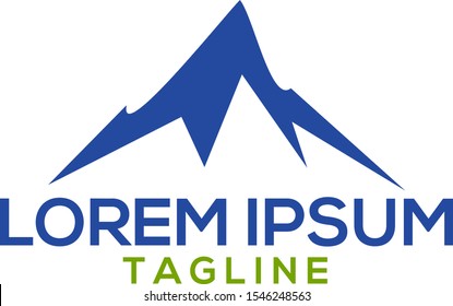mountain logo template, vector, creative concept