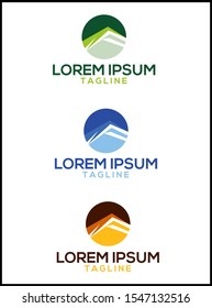 mountain logo template, vector, creative concept