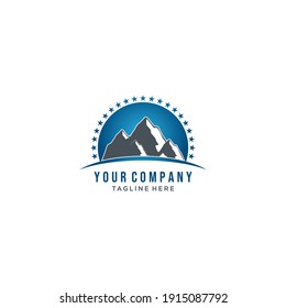 Mountain Logo Template. Vector Eps10