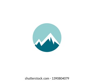 Mountain logo template vector icon