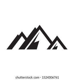 Mountain logo template vector icon design