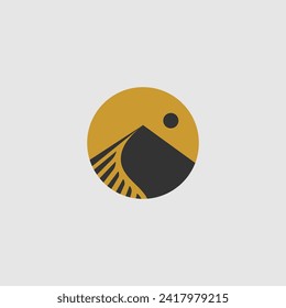 Mountain Logo Template Vector Icon Illustration Design
