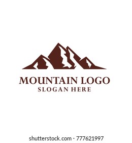 Mountain Logo template vector icon illustration design