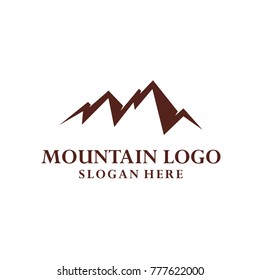 Mountain Logo template vector icon illustration design