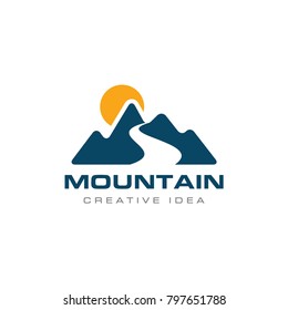 Mountain Logo Template Vector icon