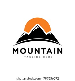 Mountain Logo Template Vector Icon