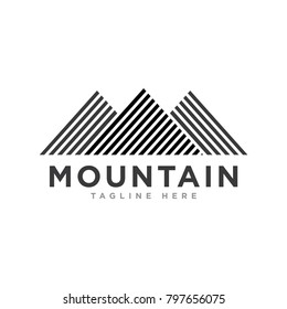 Mountain Logo Template Vector Icon