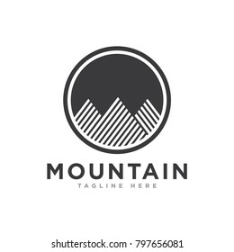 Mountain Logo Template Vector Icon