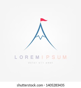 Mountain Logo Template. Vector illustration