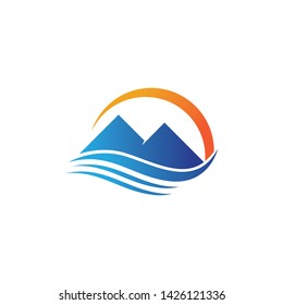 Mountain Logo Template Vector Illustration Design