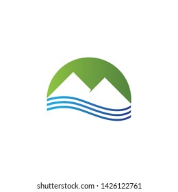 Mountain Logo Template Vector Illustration Design