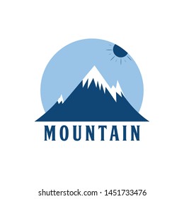 Mountain Logo template, vector illustration.